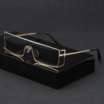 Aeroline Rimless Mirror Sunglasses