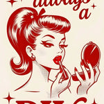 "I'm Always a Diva" Retro Print Nightdress
