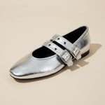 Ivy | Double Buckle Flats
