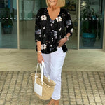 Felicity | Floral Button Blouse