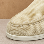 Breathable Knit Slip-On Loafers