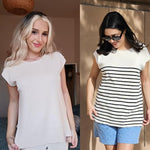 Zeagoo Short Sleeve Sweater Knit Going Out Sweater Tops