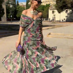 Eleanor Grace V-Neck Maxi Dress