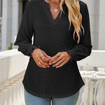 Zeagoo Long Sleeve T-Shirt Solid O Neck Elastic Tops for Women Casual Work Office Loose Fit 2026 | Under $40