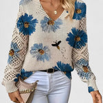TAHLIA | COMFORT FLORAL SWEATER
