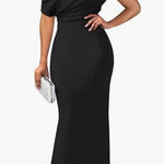 Isla Turner | One-Shoulder Maxi Party Dress For Women