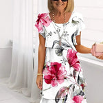 Imogen | Ruffle A-Line Dress