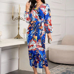 Holly Parker | Printed Wrap Midi Dress For Women