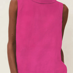 Linen Short-sleeved Blouse With A Round Neck