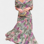 Alondra™ | Long Floral Dress with V-Neck