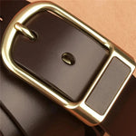 Sterling Cowskin Buckle Belt