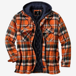 Henry™ | Warm Vintage Flannel Hooded Jacket