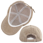 Arlena Plush Corduroy Cap