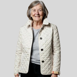Diana - Casual Quilted Jacket with Turned-Down Collar