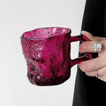 Glacier Rose Glass Mug