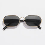 Mira Noir Retro Gold Sunglasses