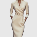 CLARIBEL | REFINED MIDI DRESS