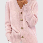 LIORA | HEART BUTTON CARDIGAN