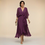 Claremont Dress with Soft Flow and Flattering Neckline