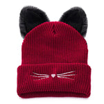 Mira Purr Knit Beanie