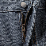 Lucien Herringbone Denim Shorts