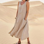 Tina Summer Linen Dress
