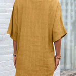 Zeagoo Tunic Tops Sexy V Neck Short Sleeve Blouses Casual Loose Fit Plain T-Shirts