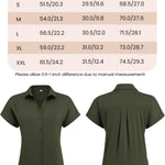 Zeagoo Women's Blouse Short Sleeve Shirts (DE Only)