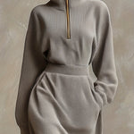 STELLA ERTOIS ELEGANT HIGH NECK MAXI DRESS