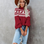 Zeagoo Pullover Damen Strickpullover Warm Winterpullover Rundhals (DE Only)