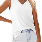 Zeagoo V Neck Loose Fit Tank Tops Casual Basic