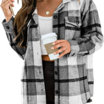 Zeagoo Women's Checked Shirt-Jacket (DE Only)