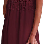 Zeagoo Women's Boho Summer Dress Bohemian Mini Dress (DE Only)