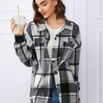 Zeagoo Women's Checked Shirt-Jacket (DE Only)
