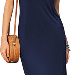 Zeagoo Maxi Dresses Summer Dress Sleeveless Beach Dress (DE Only)