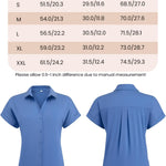 Zeagoo Women's Blouse Short Sleeve Shirts (DE Only)