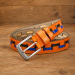 Casual Woven Leather Belt
