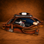 Vintage Leather Waist Bag