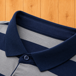 Wide-Stripe Polo Shirt