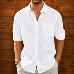 Linen Button-Up Shirt