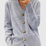 LIORA | HEART BUTTON CARDIGAN