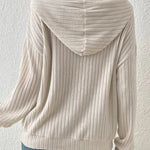 Giulia Cozy Ribbed Hoodie