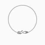Serpentina Zircon Clasp Necklace