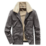 Langmere Suede Sherpa-Lined Jacket