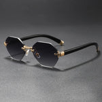 Noctra Polygon Rimless Shades