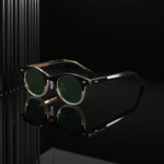 Torque Acetate Round Sunglasses
