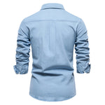 TailorFlex Men's Denim Shirt