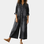 Diana | Denim jumpsuit with buttons