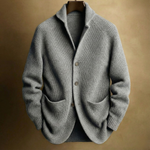 Preston | Men’s Ribbed Wool Cardigan