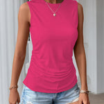 Zeagoo Ruched Tank Tops Dressy Casual Shirts